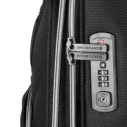 Валіза Swissbrand Austria (L) Black (SWB_LEAUS001L), Чорний, Чорний - мініатюра 2