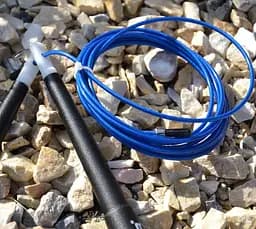 Скакалка швидкісна Power System PS-4033 Crossfit Jump Rope Blue 2,8 м (PS-4033_Black-Blue) - мініатюра 6
