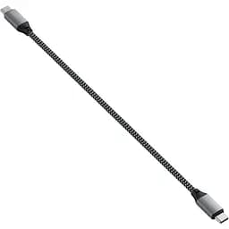 Кабель USB-C to USB-C Satechi Cable 100W Space Gray 0.25 м (ST-TCC10M) - мініатюра 3
