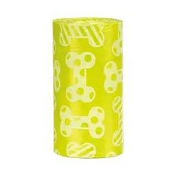 Пакети Trixie для прибирання за собаками, набір, 4 рулони (20 шт.), жовтий (23473)