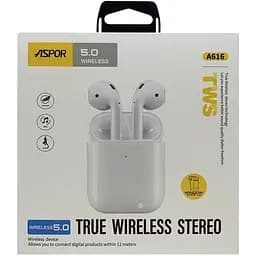 Навушники Aspor A616 Bluetooth 2rd generation білі