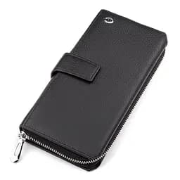 Чоловічий гаманець ST Leather 18453 (ST128) стильний чорний