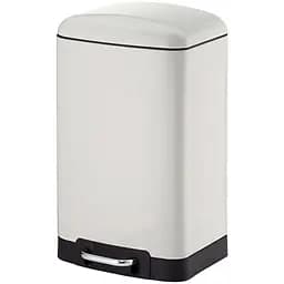 Мусорное ведро Kela Davino с педалью 12 л белое (10904)