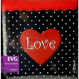 Фотоальбом EVG 20sheet Red & Black 32х29 см 20 аркушів чорний (20sheet S29x32 Red & Black)