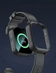 Дитячий смарт-годинник Lemfo K26 з GPS-відеодзвінком HD-камерою та 2 додатковими корпусами в комплекті Чорний - мініатюра 9