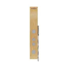 Душова панель Corsan Bali bamboo хром із термостатом B231TCH - мініатюра 2