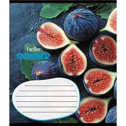 Зошит учнівський "Фруктовий сет" Leader 018-530414K-5 в клітинку, 18 аркушів