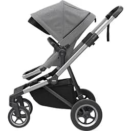 Дитяча коляска Thule Sleek Grey Melange з люлькою (TH 11000006) - мініатюра 3