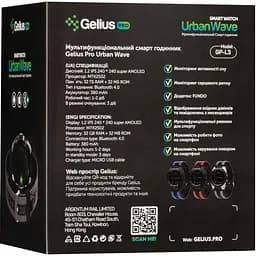 Смарт-годинник Gelius Pro GP-L3 (URBAN WAVE) Black/Blue - мініатюра 4