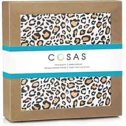 Наматрасник непромокаемый Cosas Diaper Leopard 70х120 см бежевый (WaterSheet_Leopard_120)