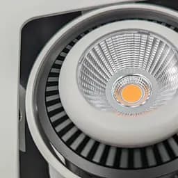 Вбудований світильник Skarlat RGL7115-3 3x12W WH+BK 4000K - мініатюра 2