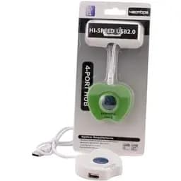 Хаб Usb Atcom TD1031, черный, Usb 2.0 - 4xUsb 2.0, кабель 12 см (10720)