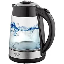 Електричний чайник Adler AD 1285 Скляний з кольоровим підсвічуванням 1.7 л