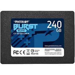 SSD накопитель Patriot Burst Elite 240 GB (PBE240GS25SSDR) [119379]