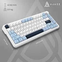 Клавіатура бездротова Ajazz AK820 Max Plus Day Dream Switch White (AK820MAX-DD-BWD) - мініатюра 7