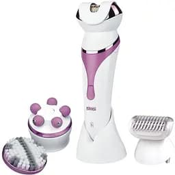 Женский эпилятор массажер DSP 80012 многофункциональный 4 в 1 на аккумуляторе