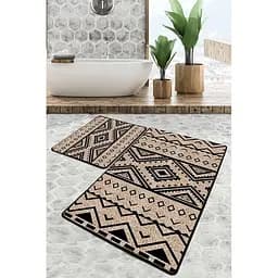 Набір килимків для ванної кімнати Chilai Home Tent Banyo Halisi Djt 60 x 100 + 50 x 60