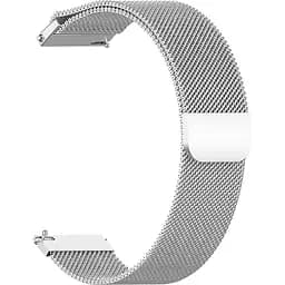 Ремінець BeCover Milanese Style для Honor MagicWatch 2 (22 mm)/Huawei Watch 3 Pro Classic 46 mm Silver (707779)