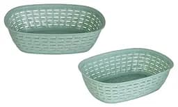 Кошик-сухарниця Ekodeo 18.5х7х2.5 см зелена (P92225GR) - мініатюра 3