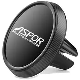 Автодержатель для телефона Aspor J9 Air Vent черный в решетку кондиционера