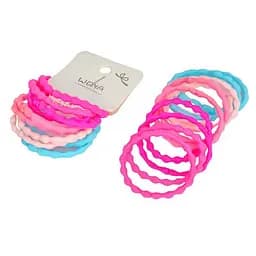 Набір резинок для волосся "Міні" La-beauty 0108-322-2 різнокольорові, 100 штук