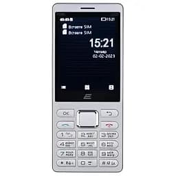 Мобільний телефон 2E E280 2022 сріблястий