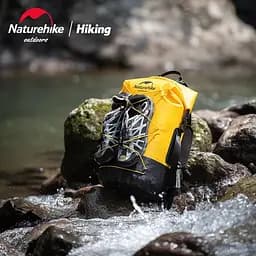 Туристичний водонепроникний рюкзак Naturehike NH21FSB04 30л (Бежевий) - мініатюра 5