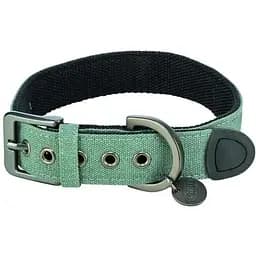Ошейник для собак Trixie CityStyle экстраширокий хлопок M 35-42 см 25 мм светло-зеленый