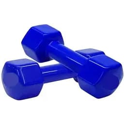 Гантелі для фітнесу Newt Vinyl NE-VIN-2-B 2 шт. по 2 кг сині