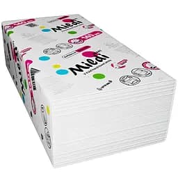 Паперові рушники Mildi Smart целюлозні двошарові 140 аркушів білі