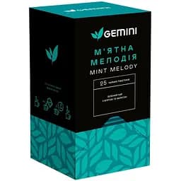 Чай зелений Gemini М'ятна мелодія 50 г (25 шт. х 2 г)