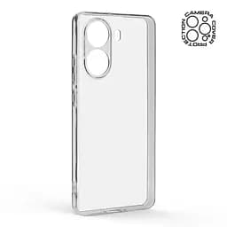 Прозрачный чехол для Xiaomi Poco X7 Pro 5G с защитой камеры, тонкий, силиконовый, бесцветный, ударопрочный, противоударный бампер с закрытой камерой, ArmorStandart (ARM82747) - мініатюра 2