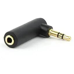 Переходник Cablexpert угловой 3.5 папа мама 90 градусов