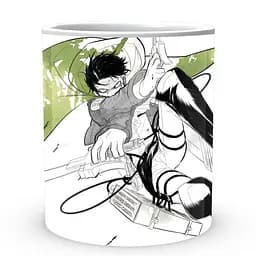 Кухоль GeekLand Атака Титанів Attack on Titan Леві Аккерман атака AT.02.58 330 мл білий - мініатюра 2