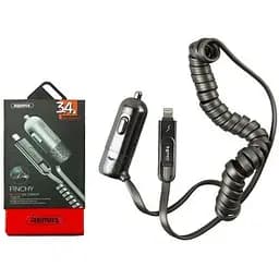 Автомобільний зарядний пристрій Remax RCC-103 Dual Lightning + Micro