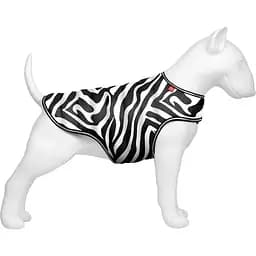 Курточка-накидка для собак Collar Waudog Clothes, рисунок "Зебра", XS, А 26 см, B 33-41 см, С 18-26 см