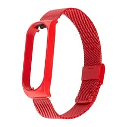 Ремінець Міланська Петля Mi Band 5/6 Red