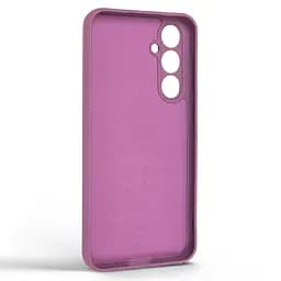Силиконовый чехол для Samsung Galaxy S23 FE 5G (SM-S711), Icon Ring, фиолетовый, панель-накладка, с кольцом-подставкой на 360°, противоударный, возможность использования магнитных держателей, ArmorStandart (ARM72791) - мініатюра 2