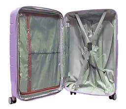 Валіза велика Milano bag 0306 поліпропілен L Бузковий - мініатюра 4