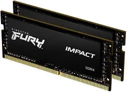 Модуль пам'ятi SO-DIMM 2x32GB/3200 DDR4 Kingston Fury Impact (KF432S20IBK2/64) - мініатюра 2