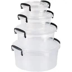 Набір контейнерів Violet House Family Box, поліпропілен, 4 шт. (0455 FAMILY BOX кругл. Набор 0.3)