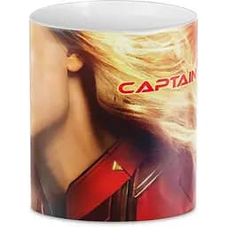 Кухоль GeekLand Капітан Марвел Captain Marvel CМ.02.03 330 мл білий