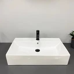 Умивальник VBI Padua 70 white накладний підвісний VBI-012203, Білий - мініатюра 3