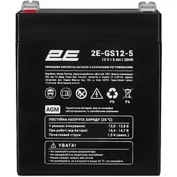 Аккумулятор 2E GS 12V 5Ah AGM(2E-GS12-5)