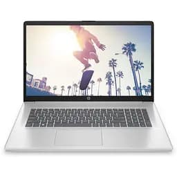 Ноутбук HP 17.3 17-cn3041ua FHD IPS/Intel N200/8GB/512SSD/Intel Graphics/DOS/Silver (C9RL0EA)