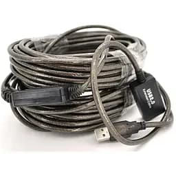 Дата кабель USB 2.0 AM/AF 20.0m active transparent Voltronic (YT-AECWC AM/AF-20.0m)