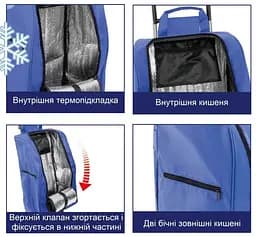 Сумка-візок Casa Si Buddy Blue (CS93077Y06B) - мініатюра 2