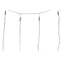 Світлодіодна новорічна гірлянда Devilon Завісу  контролер 12 функ. LED192 л прозора (650156)