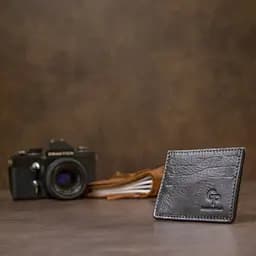Шкіряний картхолдер Grande Pelle 11500 чорний - мініатюра 6