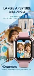 Дитячий смарт-годинник Wonlex KT38 годинник-телефон з відеодзвінком GPS WI-FI і SIM-картою Pink (19135) - мініатюра 5